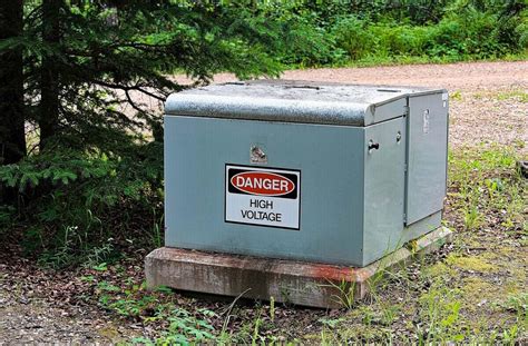 green boxes electrical|green utility box in yard.